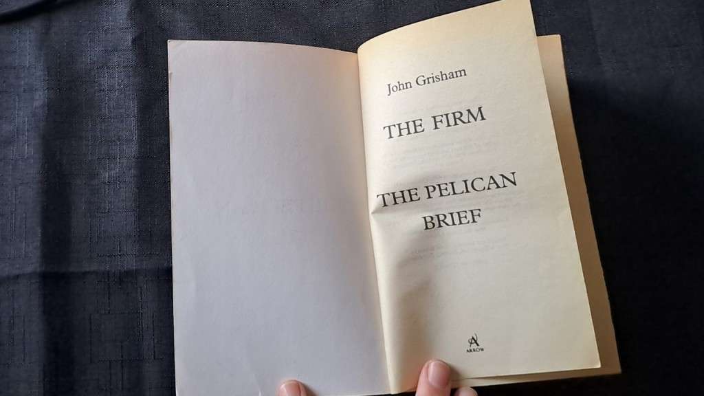 John Grisham - The Firm/The Pelican Brief  - Paperback/Softcover -  Pages 371   - As per photo`s