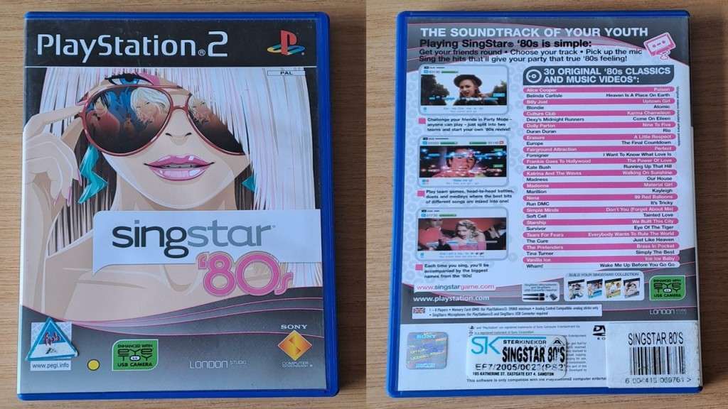 PS 2: Singstar '80's