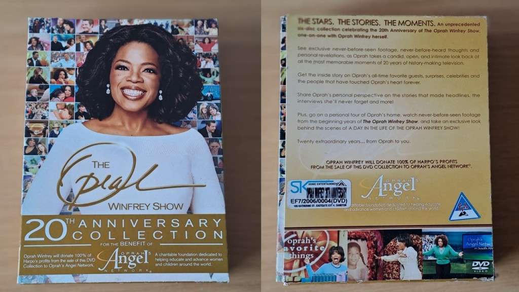 6 DVD Set with slip case : The Oprah Winfrey show - 20th anniversary collection
