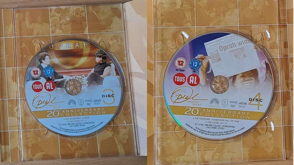 6 DVD Set with slip case : The Oprah Winfrey show - 20th anniversary collection