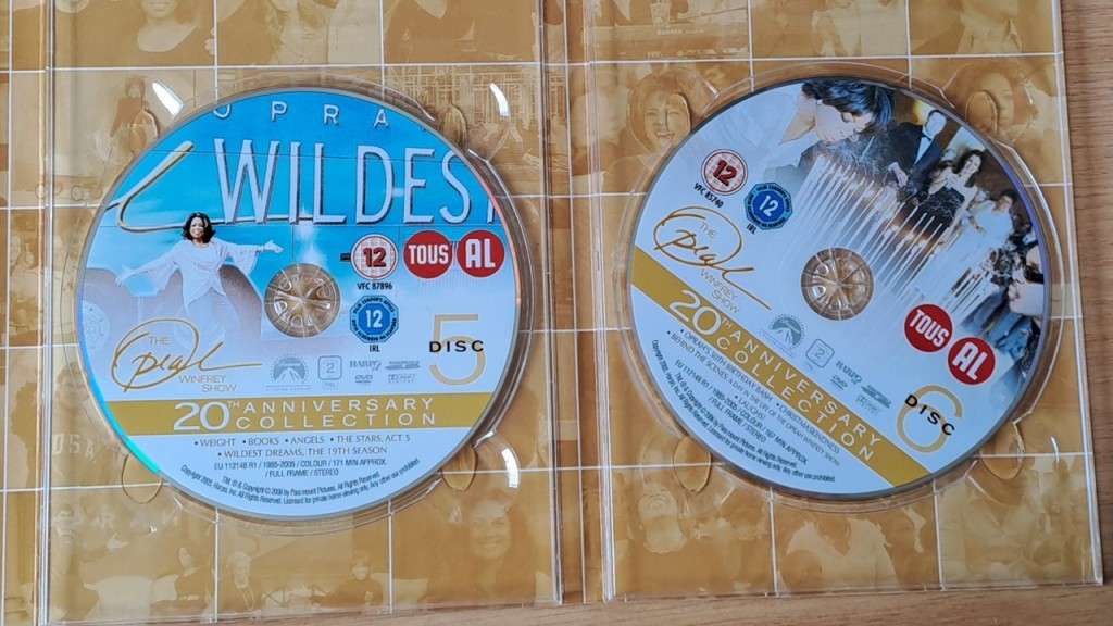 6 DVD Set with slip case : The Oprah Winfrey show - 20th anniversary collection