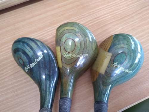 Lady MacGregor Wooden Drivers Golf Clubs #1, #3 and #5