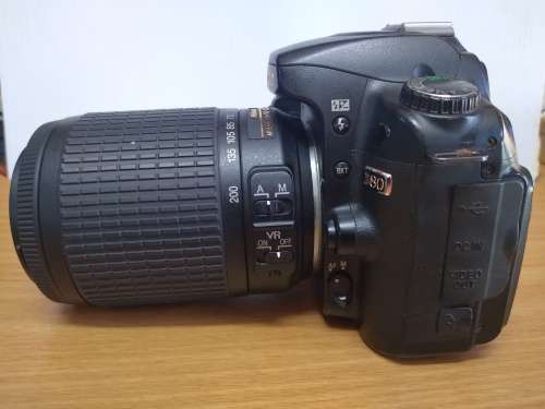 Nikon D80 Digital Camera with AF-S Nikkor 55-200mm 1:4-5.6G ED Lens