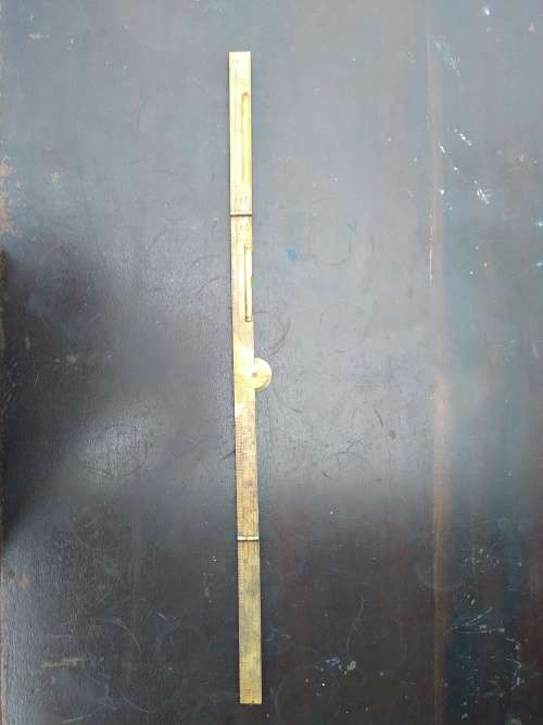 Rabone Boxwood No.1190 Folding Measuring Ruler with Protractor and Spirit Level