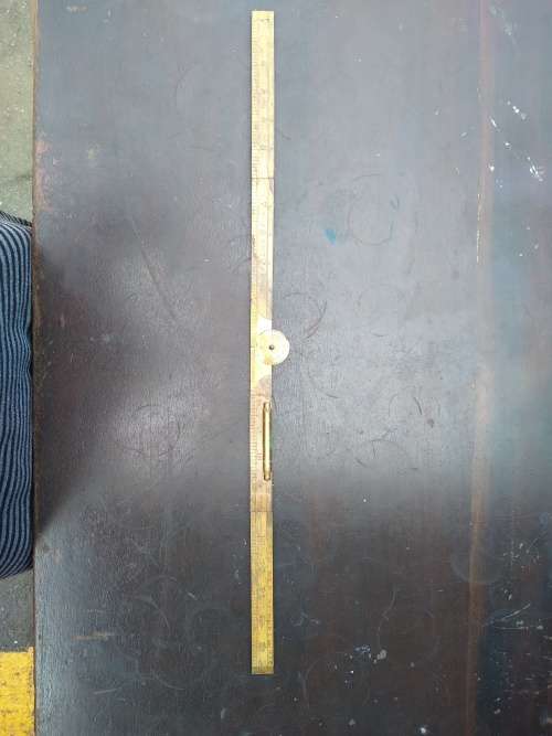 Rabone Boxwood No.1190 Folding Measuring Ruler with Protractor and Spirit Level