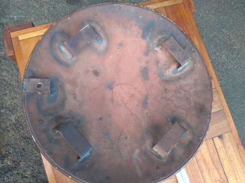 Brass and Steel Shield Crossed Swords Wall Display