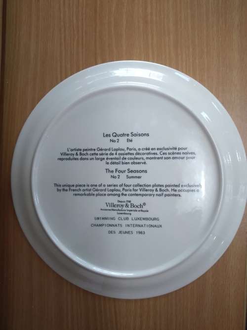 Villeroy & Boch The Four Seasons no.2 Summer Plate