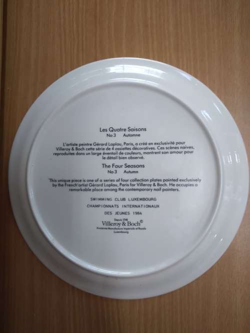 Villeroy & Boch The Four Seasons no.3 Autumn Plate (235mm)