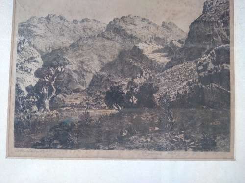 Seven weeks Poort by Tinus de Jongh (400mm x 350mm)