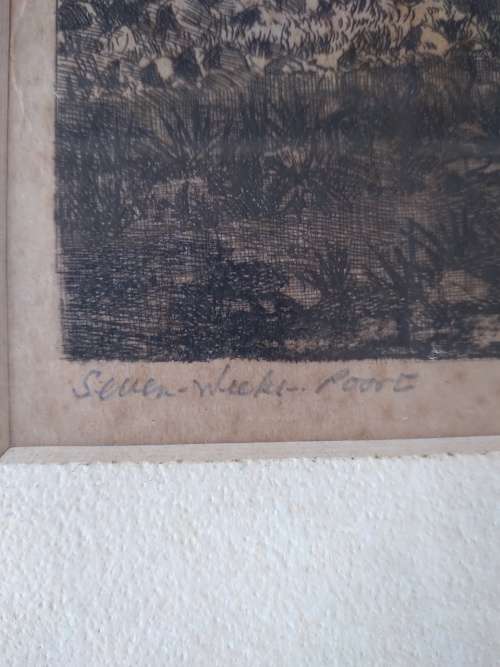 Seven weeks Poort by Tinus de Jongh (400mm x 350mm)