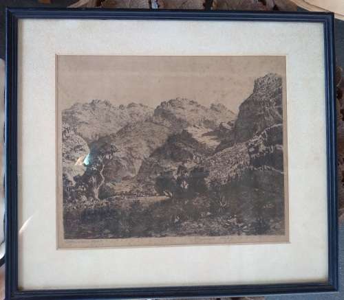 Seven weeks Poort by Tinus de Jongh (400mm x 350mm)