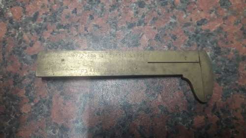 Vintage Heinemeyer Brass measuring vernier