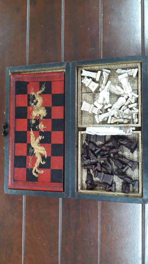 Vintage Chinese Chess Set