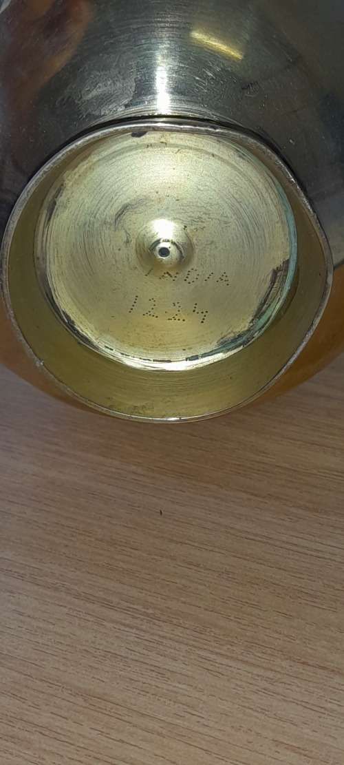 Vintage Indian Brass Vase - 1224