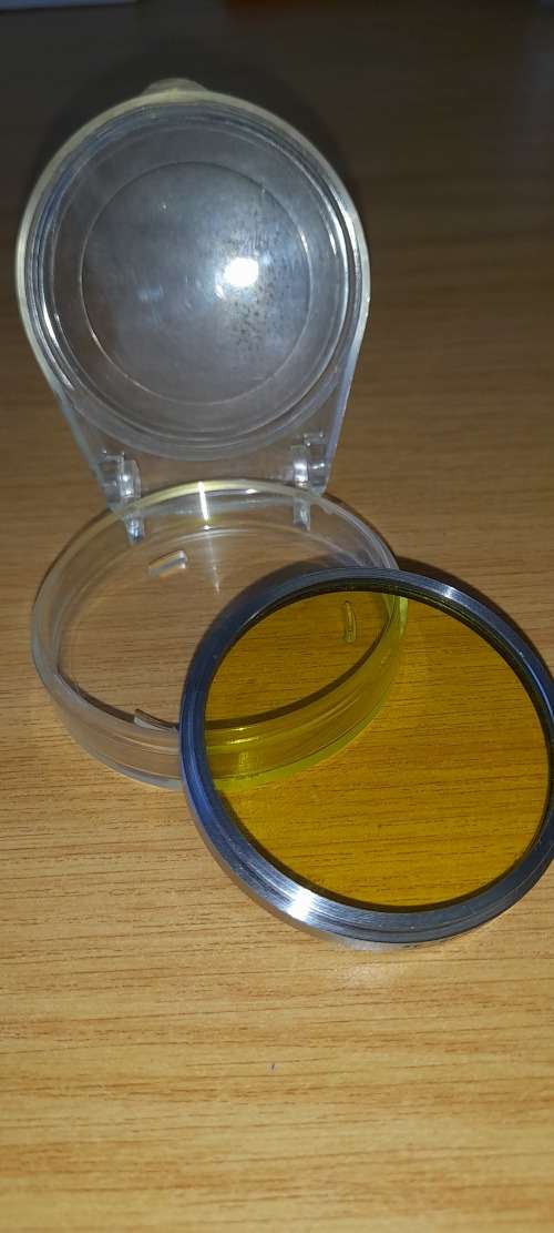 Vintage Edixa Yellow Film Camera Lens (QC0094)