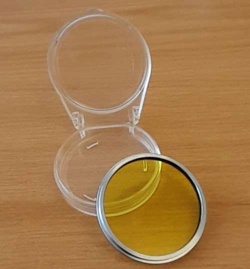 Vintage Edixa Yellow Film Camera Lens (QC0094)