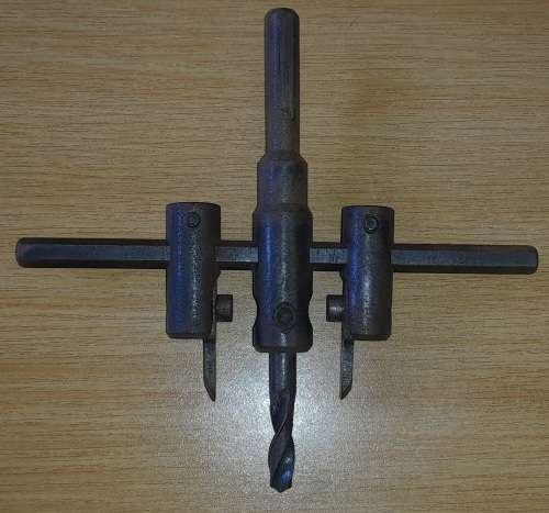 30mm - 120mm Adjustable Circle Cutter Metal Wood Circle Hole Saw Drill Bit Cutter