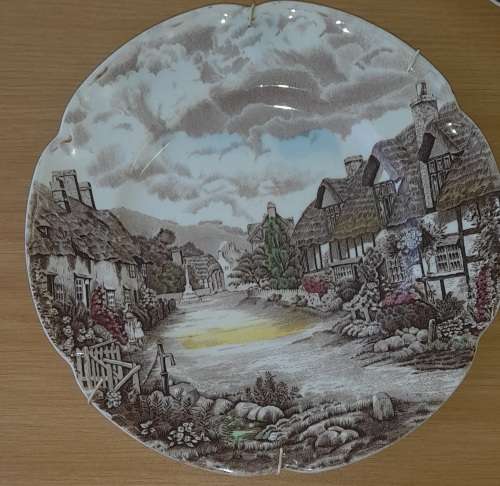 Johnson Bro`s Olde English Countryside Porcelian Plates