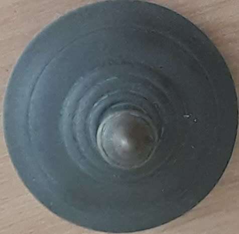 Antique Brass Teapot With Vintage Amber Glass Handle