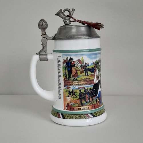 Rein-Zinn Musical BMF Stein White Milk Glass