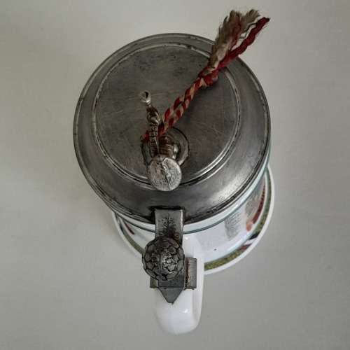 Rein-Zinn Musical BMF Stein White Milk Glass