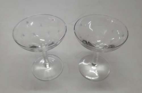 Starburst Champagne Or Wine Glasses - Set Of Two
