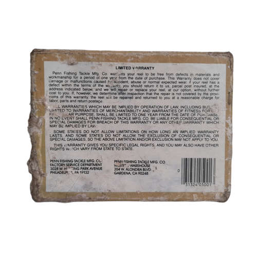 Vintage Penn Jigmaster 500 Reel