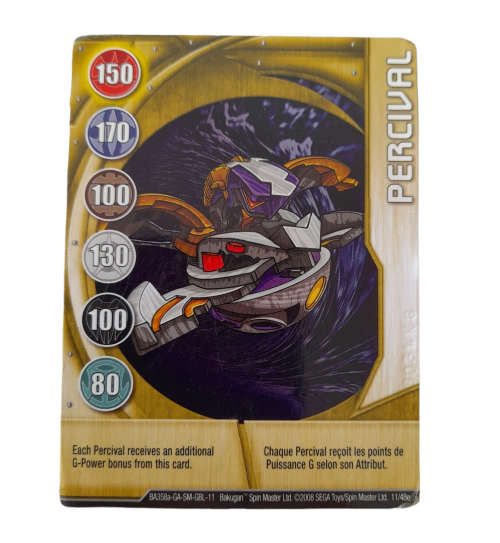 Bakugan Large Black Alpha Percival Darkus 640G (QC0715)