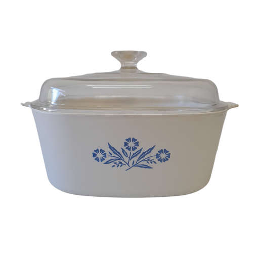 Pyrex A5B 5 Liter Blue Cornflower Casserole (QC0787)