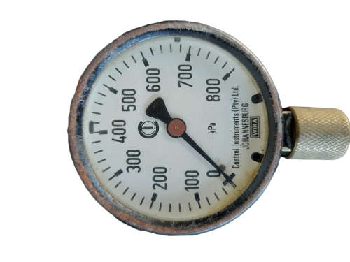 Vintage Wika Pressure Gauge 0-800 kPa