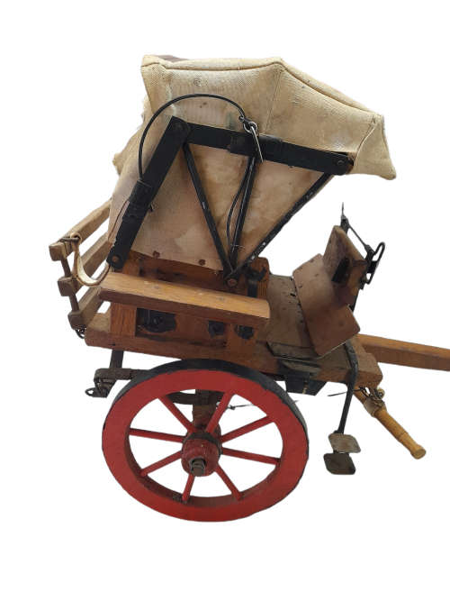Vintage Handmade Wooden Ox Wagon  