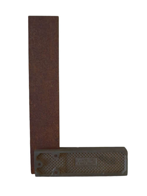 Vintage Rusty Try Square Made In England  