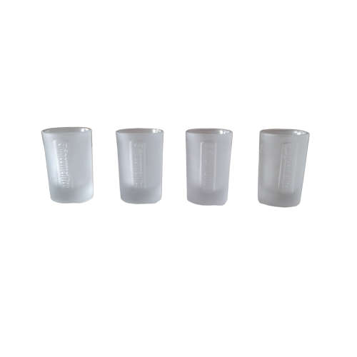 4 x Frosted Jagermeister Shot Glasses
