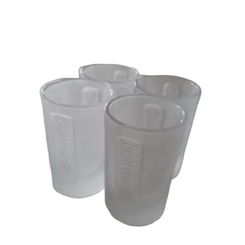 4 x Frosted Jagermeister Shot Glasses