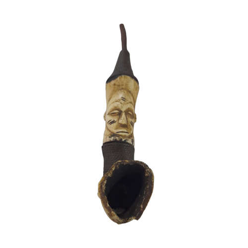 Rare African Trible Two Headed Smoking Pipe