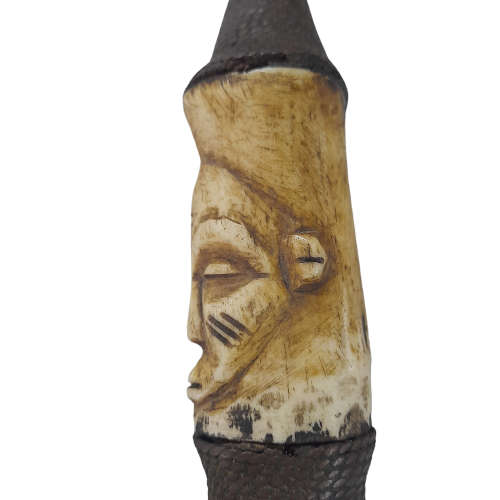 Rare African Trible Two Headed Smoking Pipe