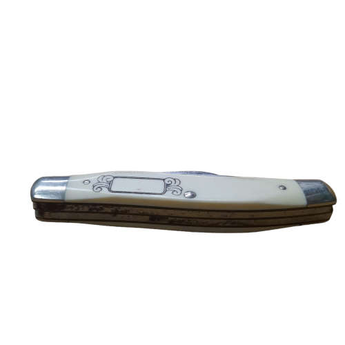 Vintage Schrade Scrimshaw Model SC505 Stockman Pocket Knife