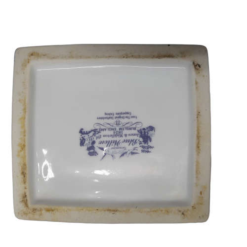 Jones & Middleton Ltd Blue Willow Coffee, Tea and Sugar Canisters