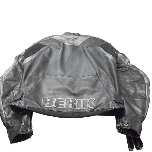 Berik Leather Motorcycle Jacket - Size 56