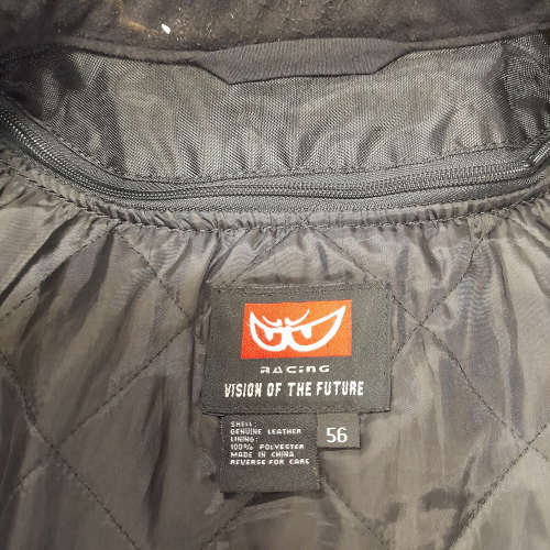 Berik Leather Motorcycle Jacket - Size 56