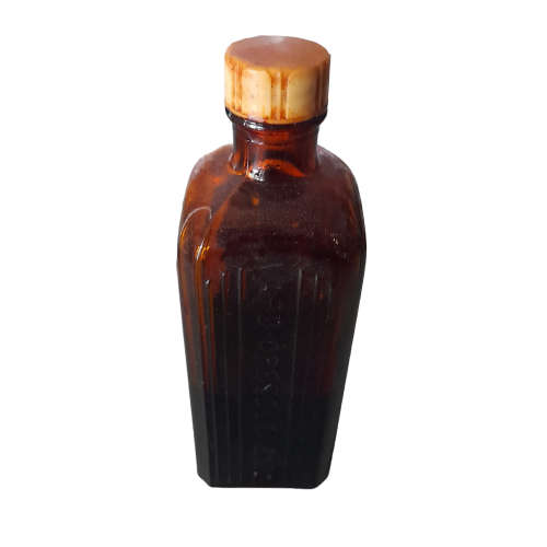 Antique Vapo Cresolene Medical Vaporizer, Original Lamp and shade and Box + Open Bottle of Cresolene