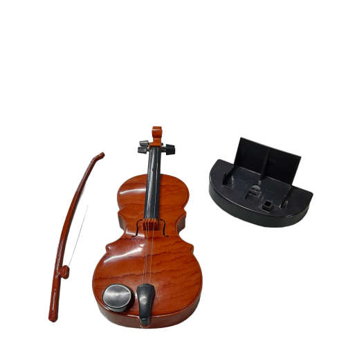 Desktop Violin Shape Music Box