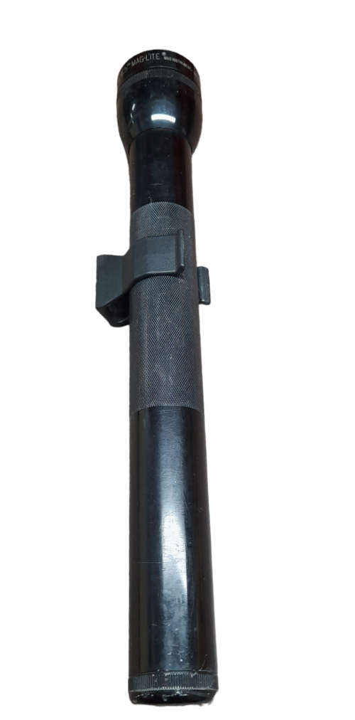 Vintage Mag Lite Black Flashlight Ontario California USA