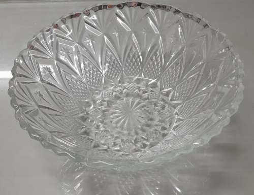 Vintage Pasari Indonesia Glass Fruit Bowl