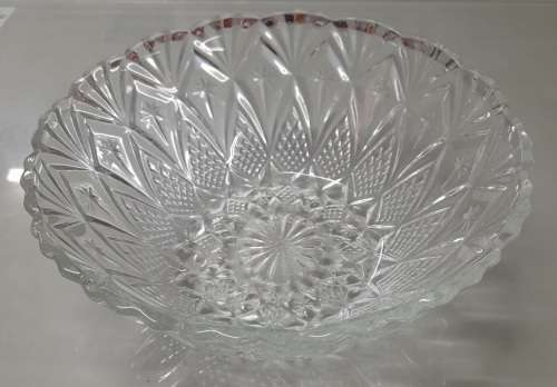 Vintage Pasari Indonesia Glass Fruit Bowl