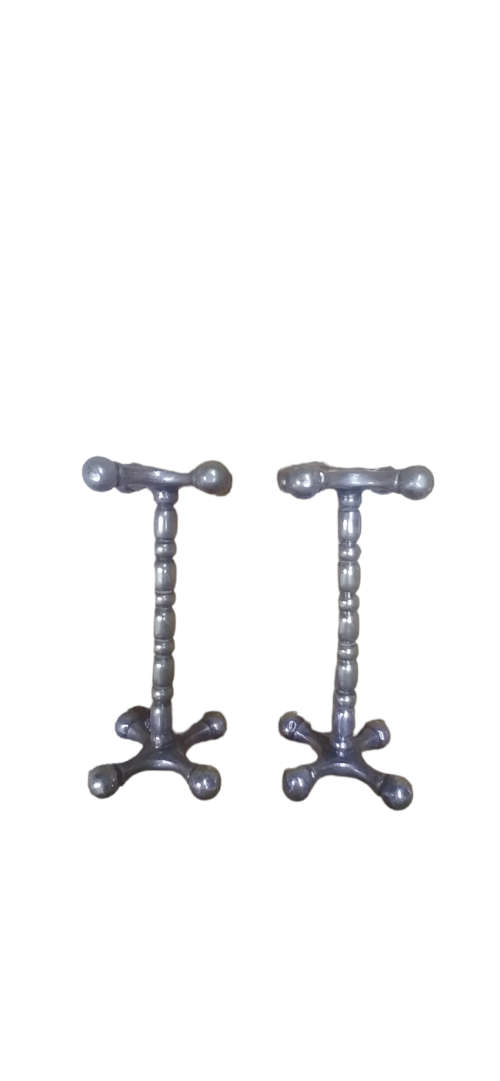 2 x Vintage Silver Plated Knife Rests