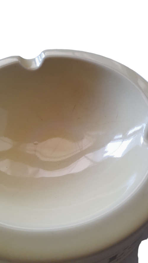 Large Vintage Bell`s Old Scotch Whiskey Ceramic Pub Ashtray By Wade