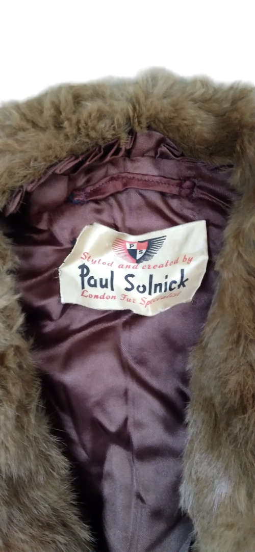 Vintage Paul Solnick Fur Jacket In Need Of Some TLC