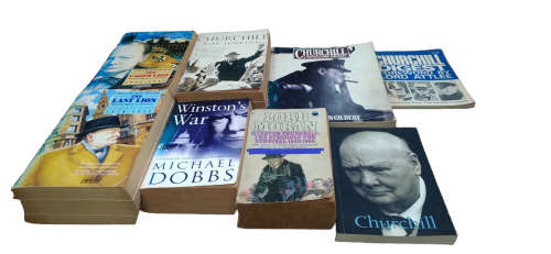 Winston Churchill Book Lot of 8, Various Authors
