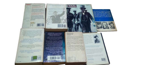Winston Churchill Book Lot of 8, Various Authors